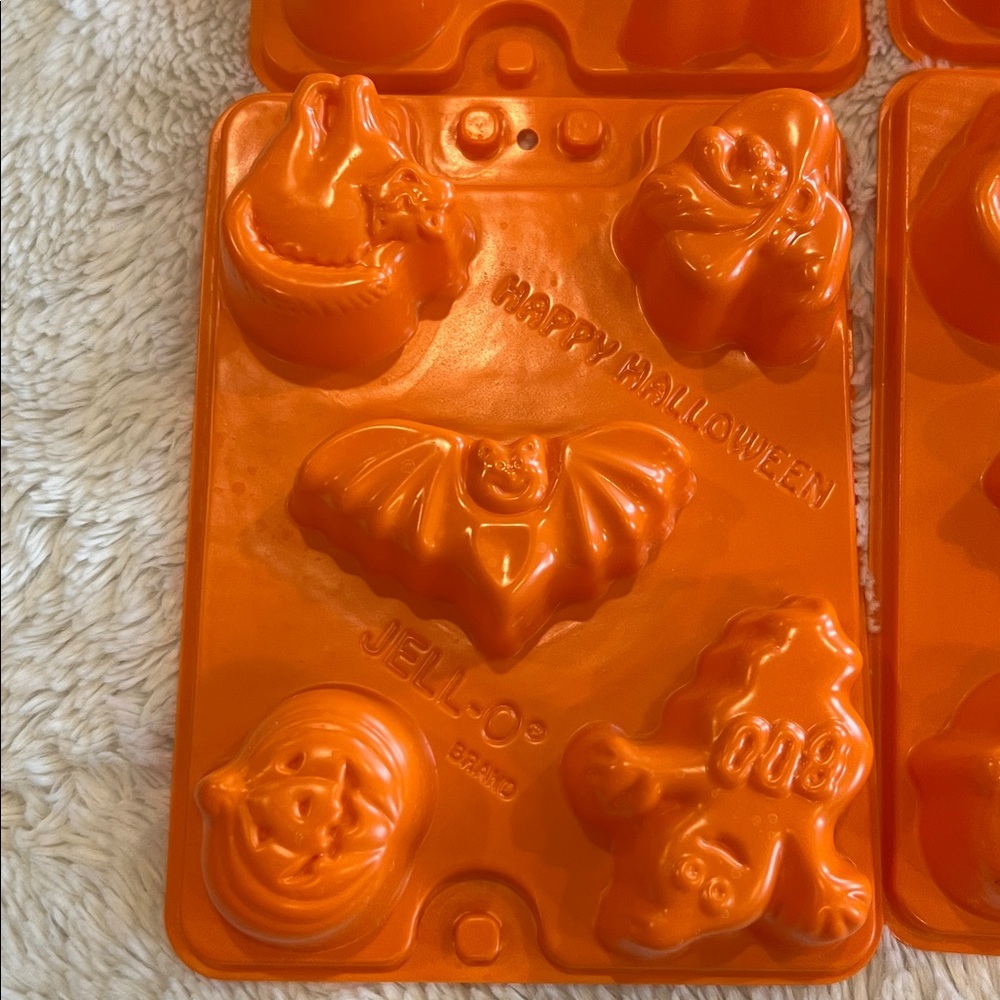 JELL-O Jiggler Vintage Halloween Molds (4 ct) ghost pumpkin - Picture 4 of 6